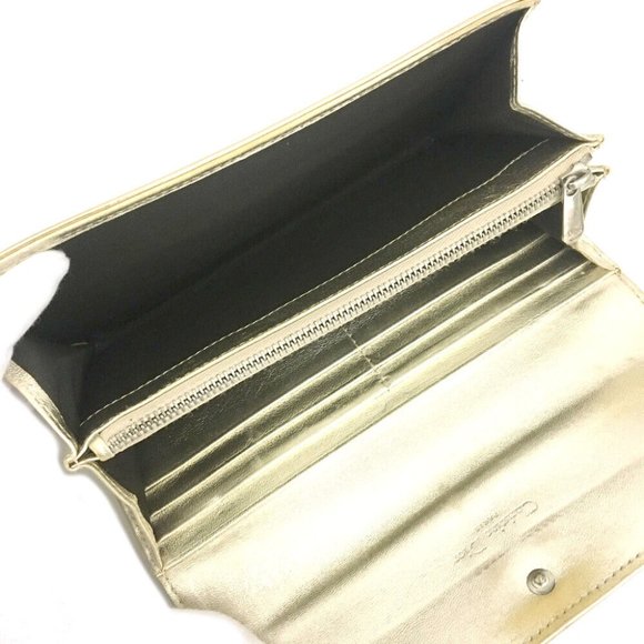 Christian Dior CD Logo Leather Long Bifold Wallet - Picture 6 of 8